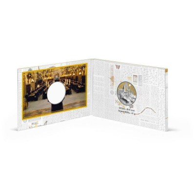 Collection Harry Potter 50 Euro Argent 2021 Colorisée - Chateau de Poudlard