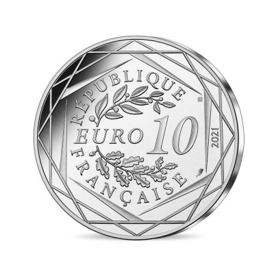FRANCE 10 Euros Argent Harry Potter 2021 UNC - Harry Ron Hermione n° 9/18