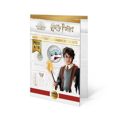 FRANCE 10 Euros Argent Harry Potter 2021 UNC - la Chambre des Secrets n° 3/18