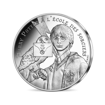 FRANCE 10 Euros Argent Harry Potter 2021 UNC - l'Ecole des Sorciers n° 1/18