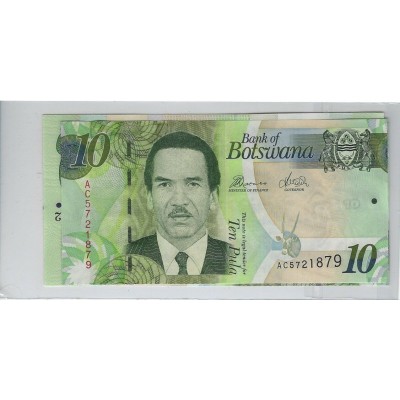 Lot de 3 billets de Banque neufs du Botswana tous différents