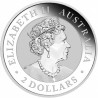AUSTRALIE 2 Dollars Argent 999/1000 2 Onces Nugget Hand of Faith 2020