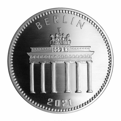 BERLIN Médaille Argent 999/1000 1/2 Once Panda 2021