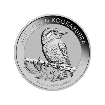 AUSTRALIE 15 Dollars Platine 1/10 Once Kookaburra 2021