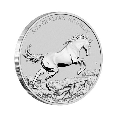 AUSTRALIE 1 Dollar Argent 1 Once Brumby 2021