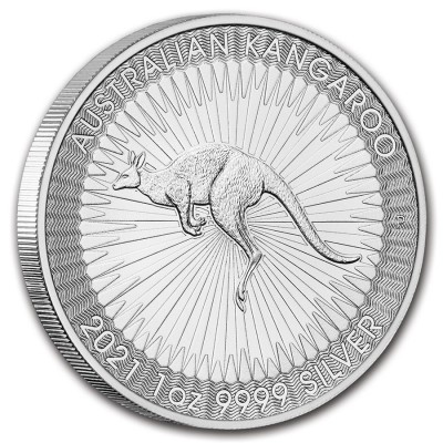 AUSTRALIE 1 Dollar Argent 1 Once Kangourou 2021