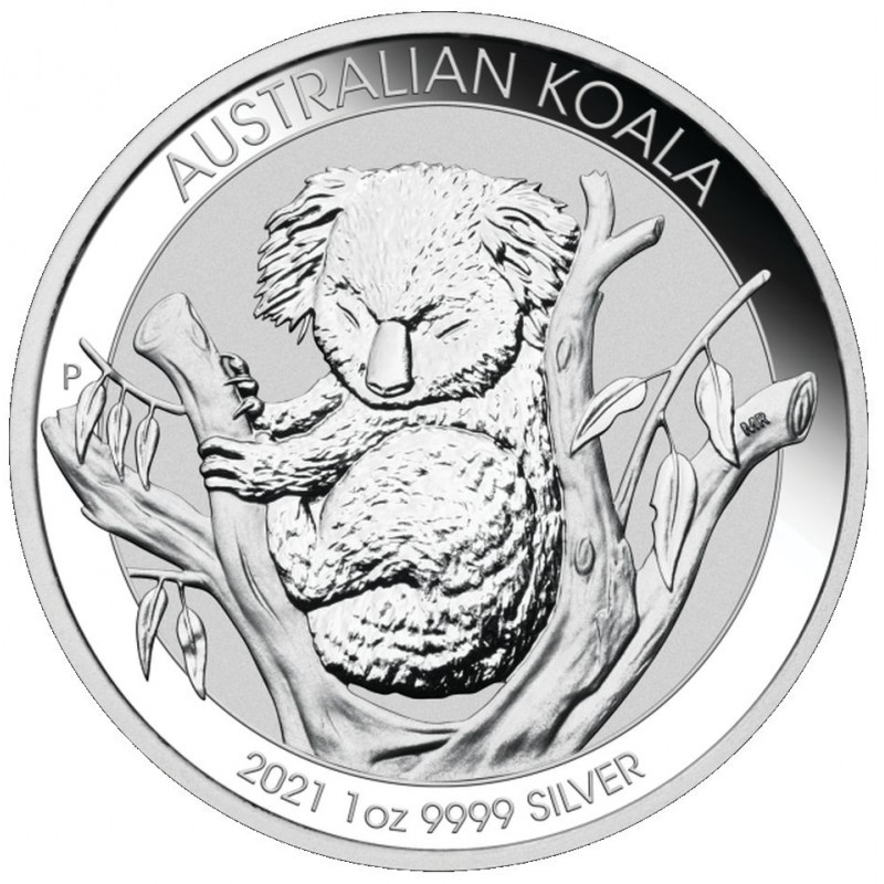 AUSTRALIE 1 Dollar Argent 1 Once Koala 2021