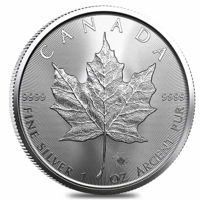 CANADA 5 Dollars Argent 1 Once MAPLE LEAF 2022 ⏰