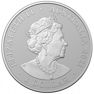 RAM AUSTRALIE 1 Dollar Argent 1 Once Kangourou Outback 2021