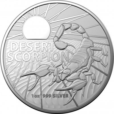 RAM AUSTRALIE 1 Dollar Argent 1 Once Scorpion du Désert 2022