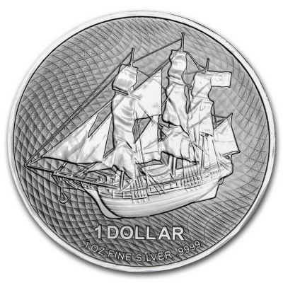 COOK ISLAND 1 Dollar Argent 1 Once Bounty 2021