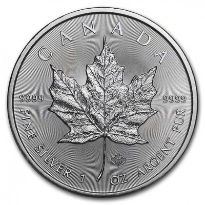 CANADA 5 Dollars Argent 1 Once Maple Leaf 2021