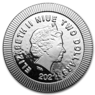 NIUE 2 Dollars Argent 1 Once Chouette 2021