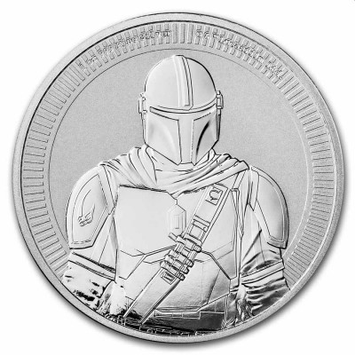 NIUE 2 Dollars Argent 1 Once Star Wars The Mandalorian 2021 ⏰