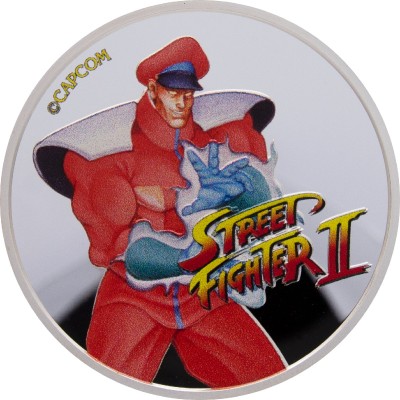ILES FIDJI 50 Cents Argent 1 Once Street Fighter II 30 Ans M Bison 2021