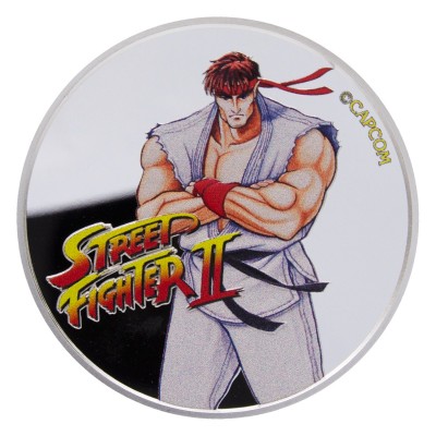 ILES FIDJI 50 Cents Argent 1 Once Street Fighter II 30 Ans Ryu 2021