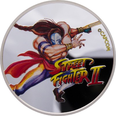 ILES FIDJI 50 Cents Argent 1 Once Street Fighter II 30 Ans Vega 2021