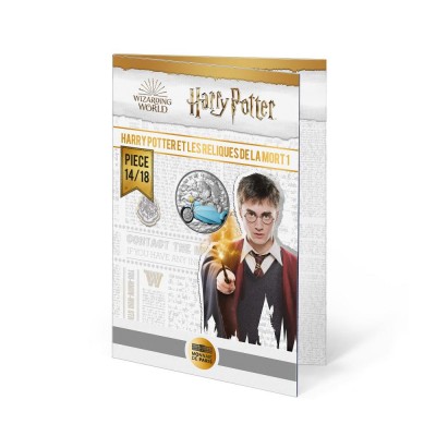 FRANCE 10 Euros Argent Harry Potter 2021 UNC - les reliques de la mort II n° 14/18 ⏰