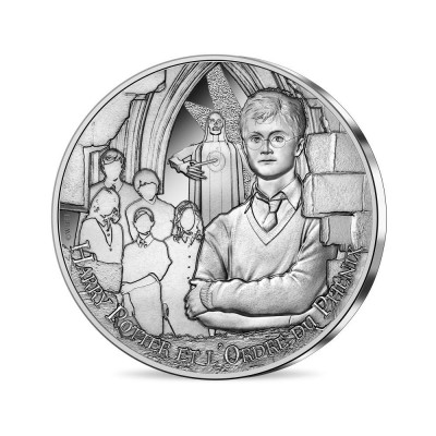 FRANCE 10 Euros Argent Harry Potter 2021 UNC - l'Ordre du Phenix n° 11/18 ⏰