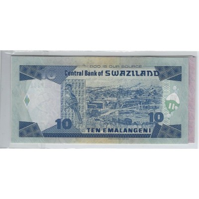 Lot de 3 billets de Banque neufs du Swaziland tous différents