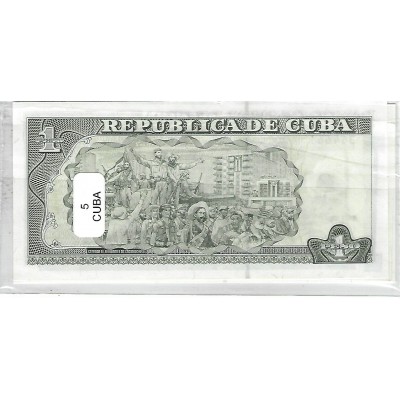 Lot de 5 billets de Banque neufs de Cuba tous différents