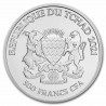 TCHAD 500 Francs Argent 1 Once Lapin 2021 - Celtic Animals
