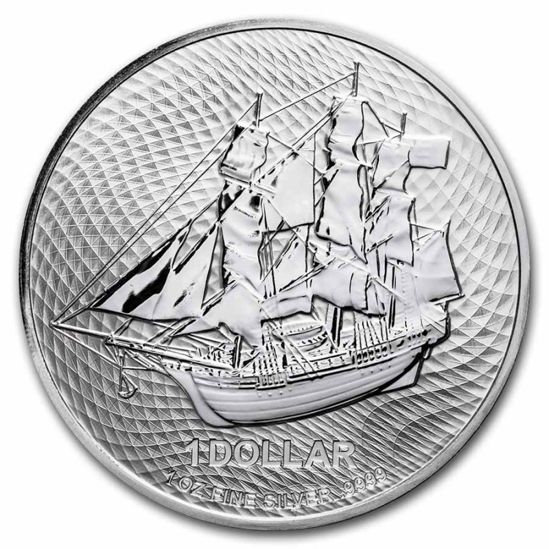 COOK ISLAND 1 Dollar Argent 1 Once Bounty 2022