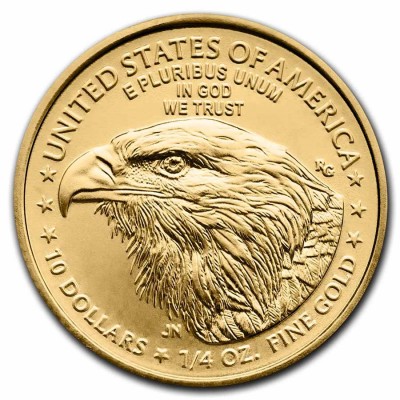 ETATS-UNIS 5 Dollars Or 1/4 ONCE SILVER EAGLE 2021 Type 2