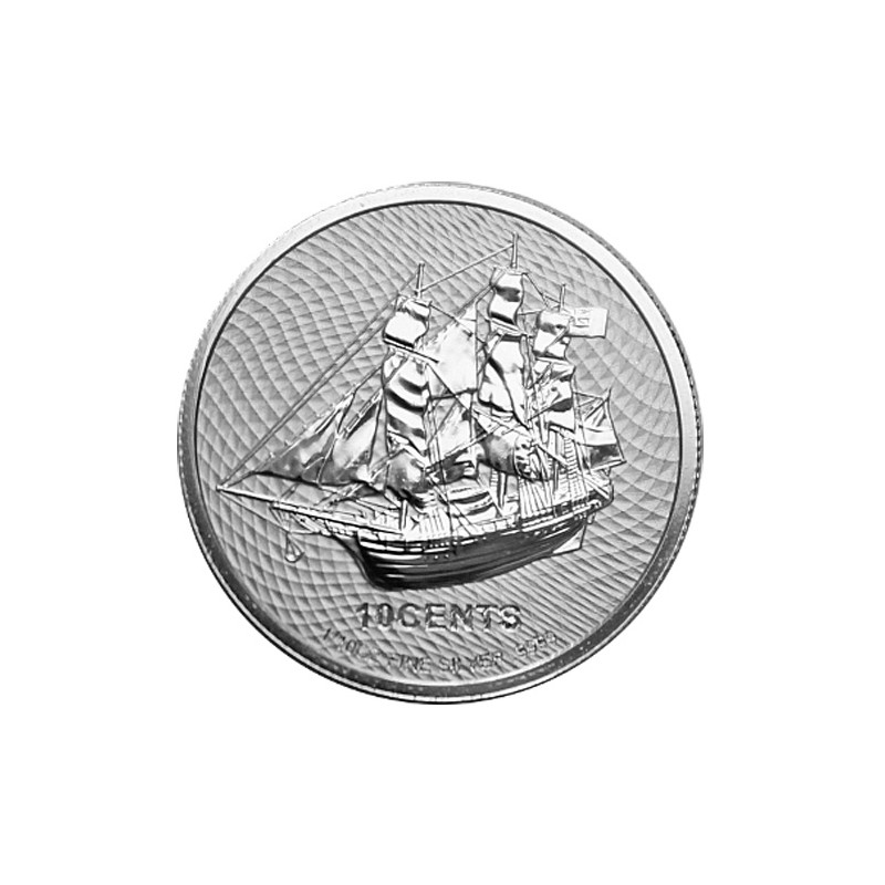 COOK ISLAND 10 Cents Argent 1/10 Once Bounty 2021