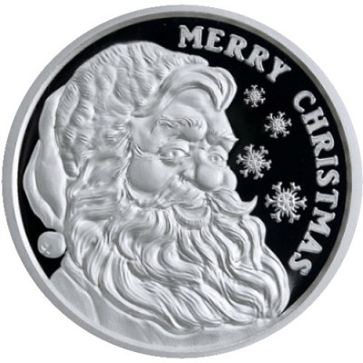 GSM Médaille Argent 1 Once Merry Christmas 2021
