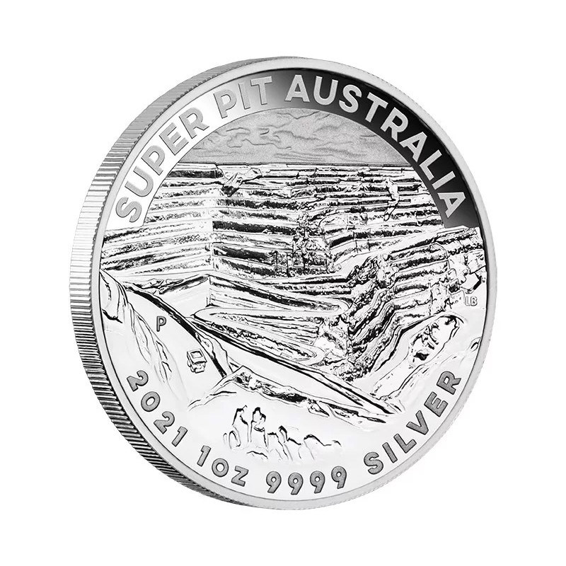 AUSTRALIE 1 Dollar Argent 1 Once Super Pit 2021