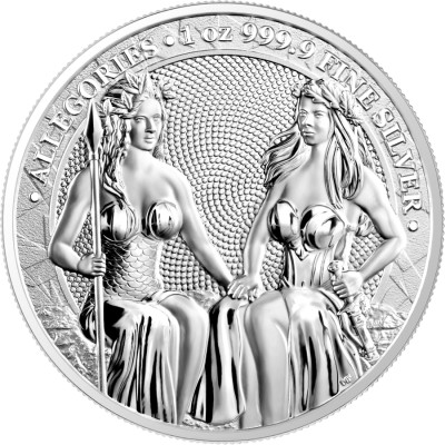 Médaille 5 Mark argent 1 Once Germania / Autriche 2021