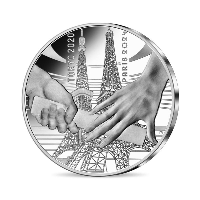 FRANCE 10 Euro Argent JO Paris 2024 Handover 2021
