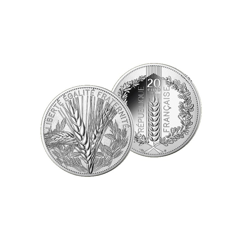 copy of FRANCE 20 Euro Argent Blé 2022 UNC ⏰