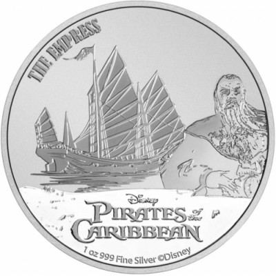 NIUE 2 Dollars Argent 1 Once Pirates des Caraibes The Empress 2021