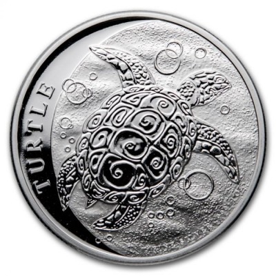 NIUE 2 Dollars Argent 1 Once Tortue 2022