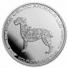 TCHAD 500 Francs Argent 1 Once Chien Lévrier 2022 - Celtic Animals