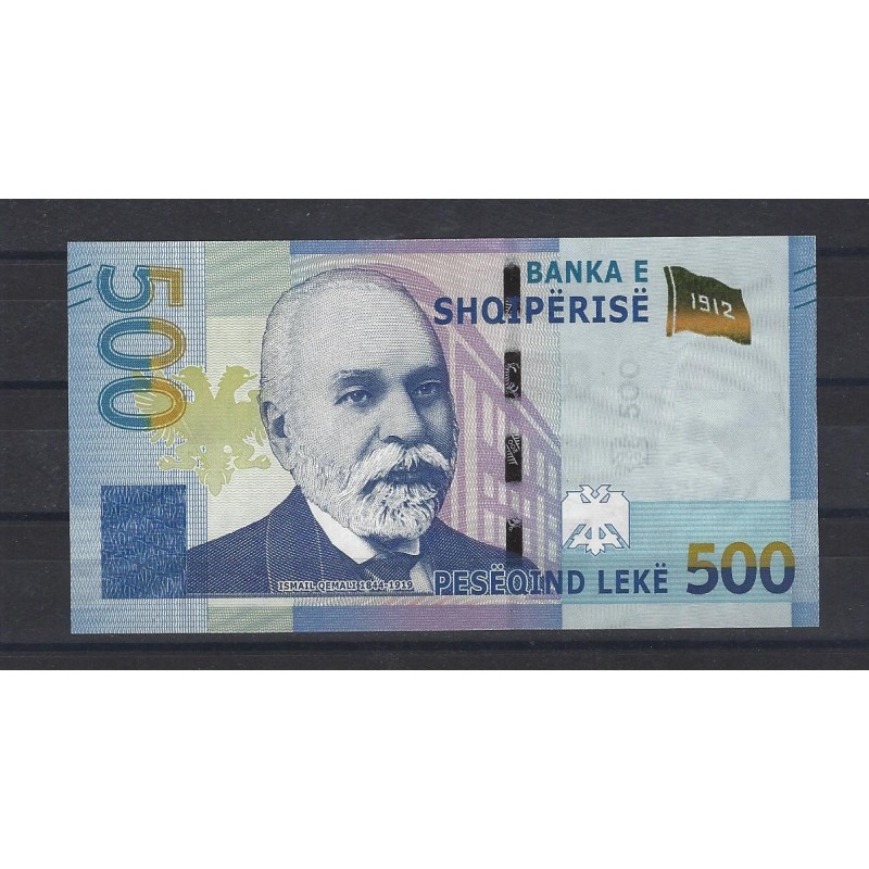 ALBANIE Billet 500 Leke 2022 Ismail Qemali