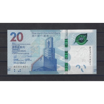 HONG KONG Billet 20 Dollars...