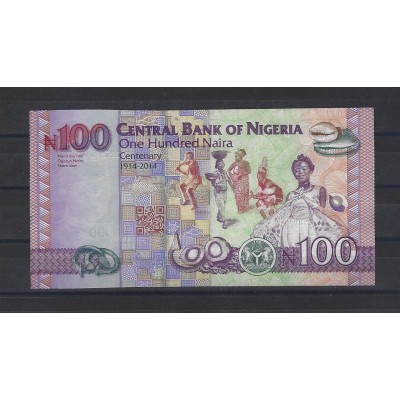NIGERIA Billet 100 Naira 2021