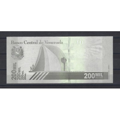 VENEZUELA Billet 200 000 Bolivares 2021