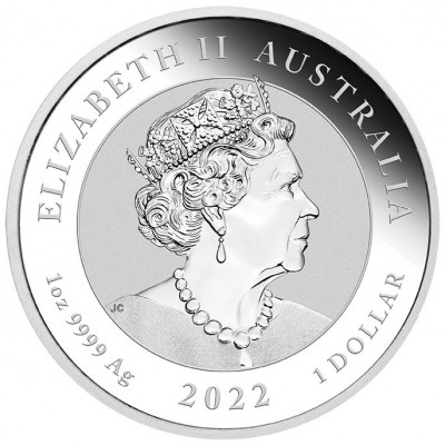 AUSTRALIE 1 Dollar Argent 1 Once Mythes et Légendes Phoenix Couleur Or 2022