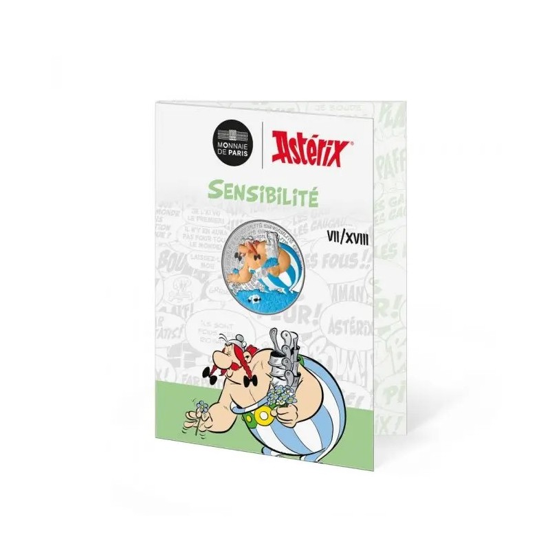 FRANCE 10 Euros Argent Astérix 2022 UNC - Sensibilité n° 7/18 ⏰