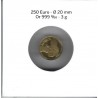FRANCE 250 Euros Or Astérix 2022 UNC ⏰