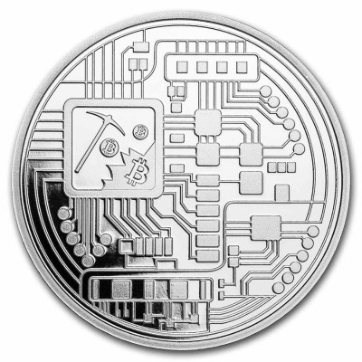 APMEX Argent 1 Once Bitcoin