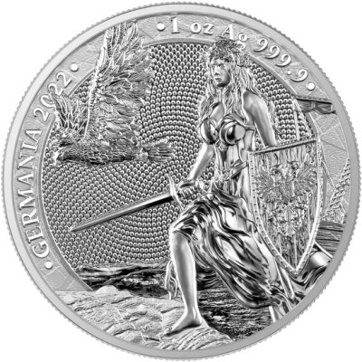 Médaille 5 Mark argent 1 Once Germania 2022 ⏰