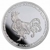 TCHAD 500 Francs Argent 1 Once Coq 2022 - Celtic Animals