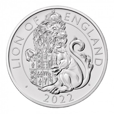 GRANDE BRETAGNE 5 Pounds Tudor Beasts - Lion d'Angleterre 2022 ⏰