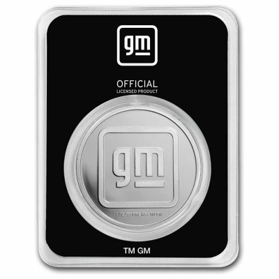 Médaille Argent 1 Once Logo General Motors 2021 à Aujourd'hui TEP