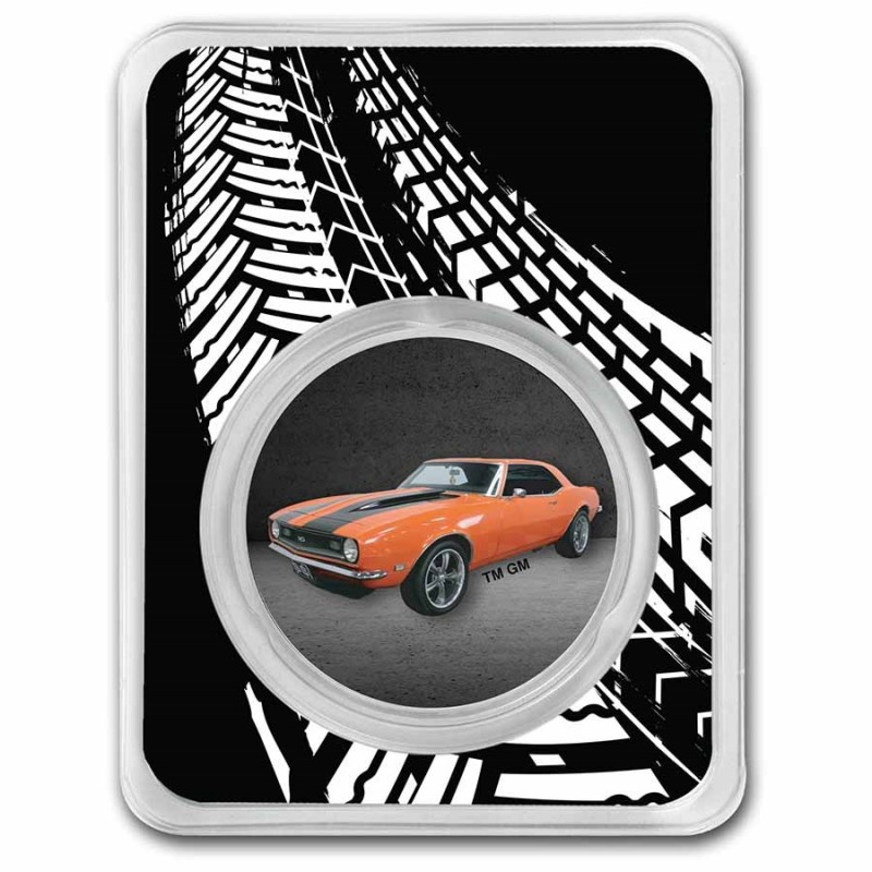 Médaille Argent 1 Once Chevrolet Camaro TEP